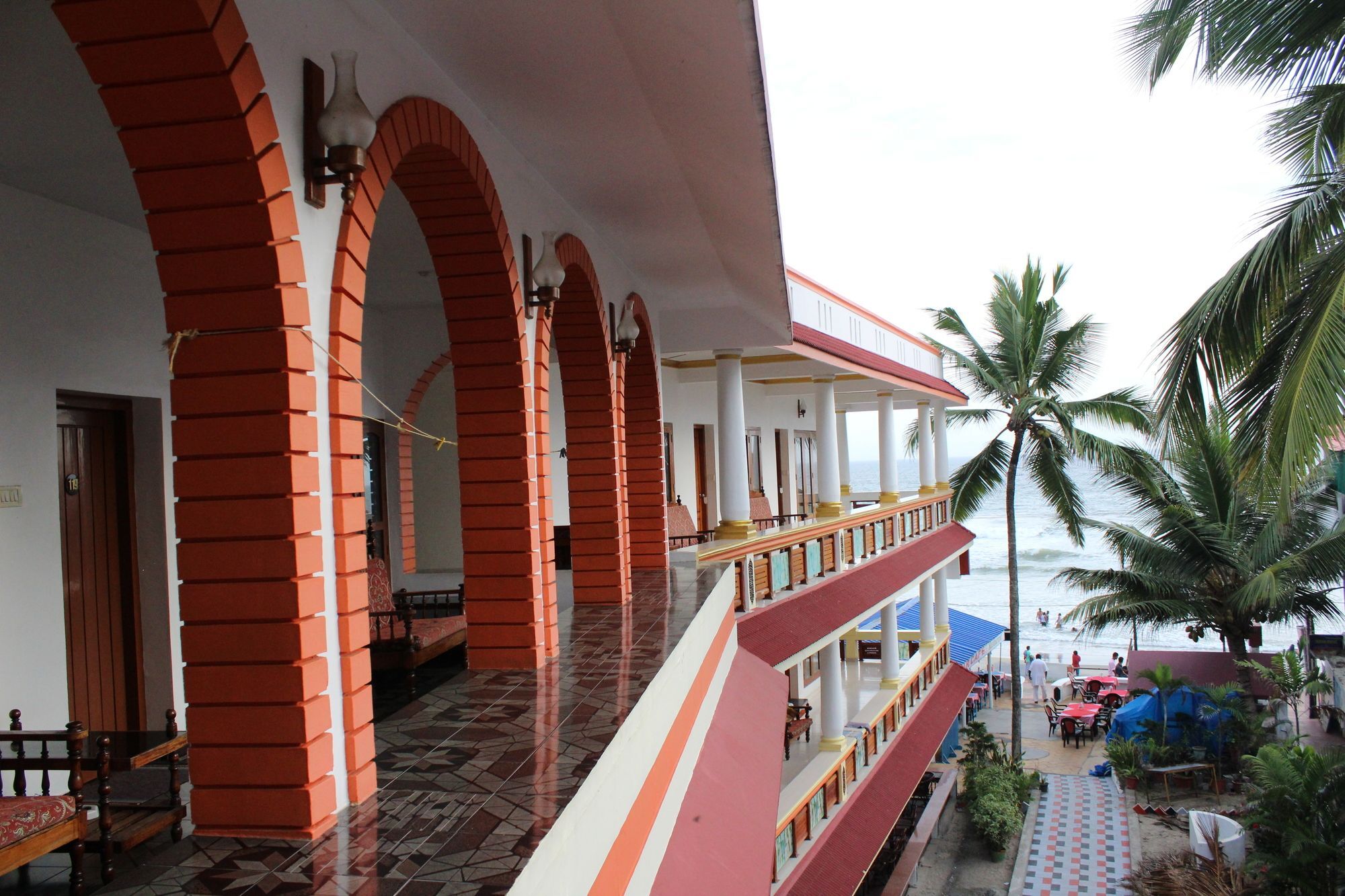 Hotel Sea View Palace - The Beach Hotel, Kovalam Luaran gambar
