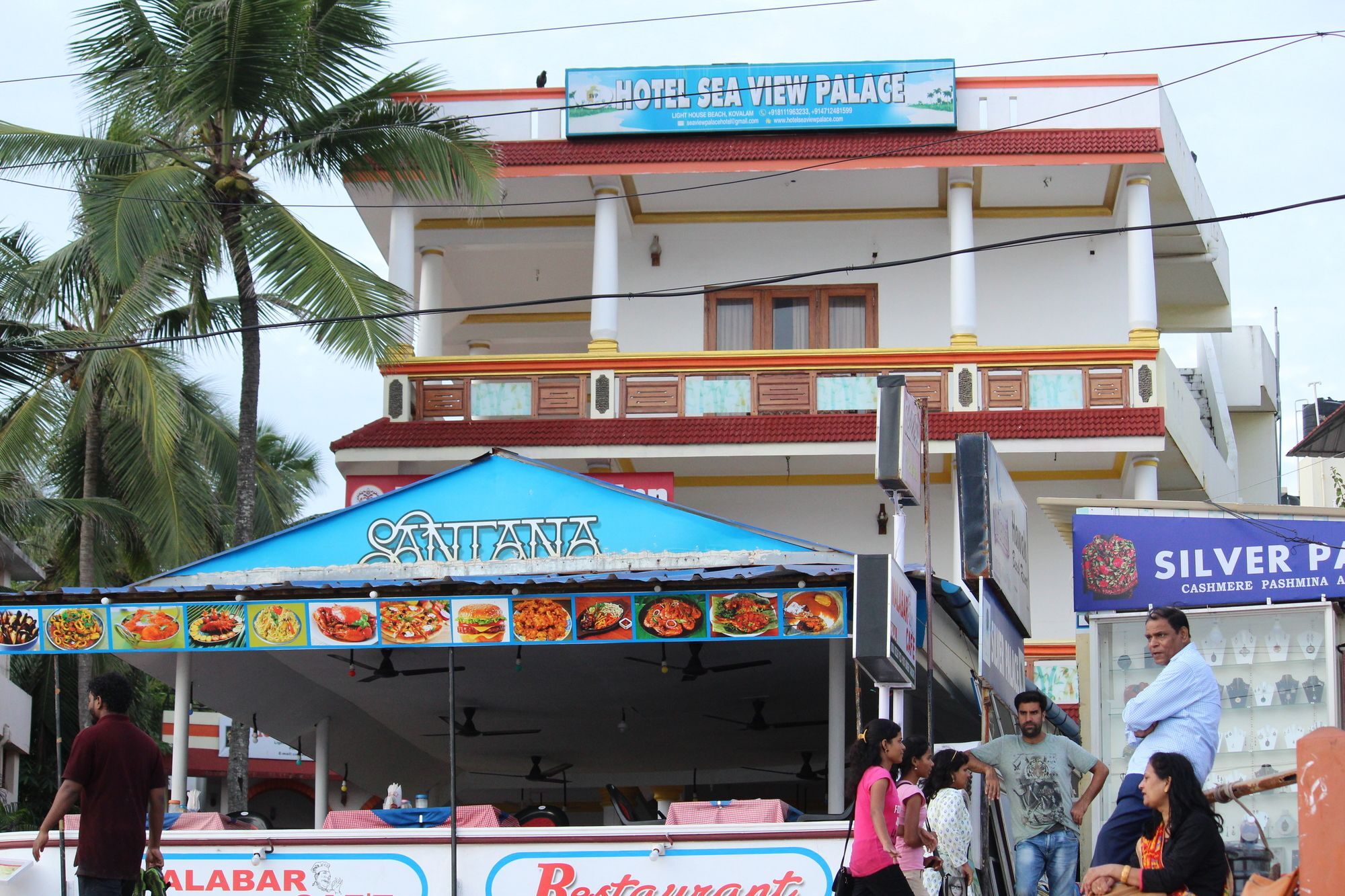 Hotel Sea View Palace - The Beach Hotel, Kovalam Luaran gambar