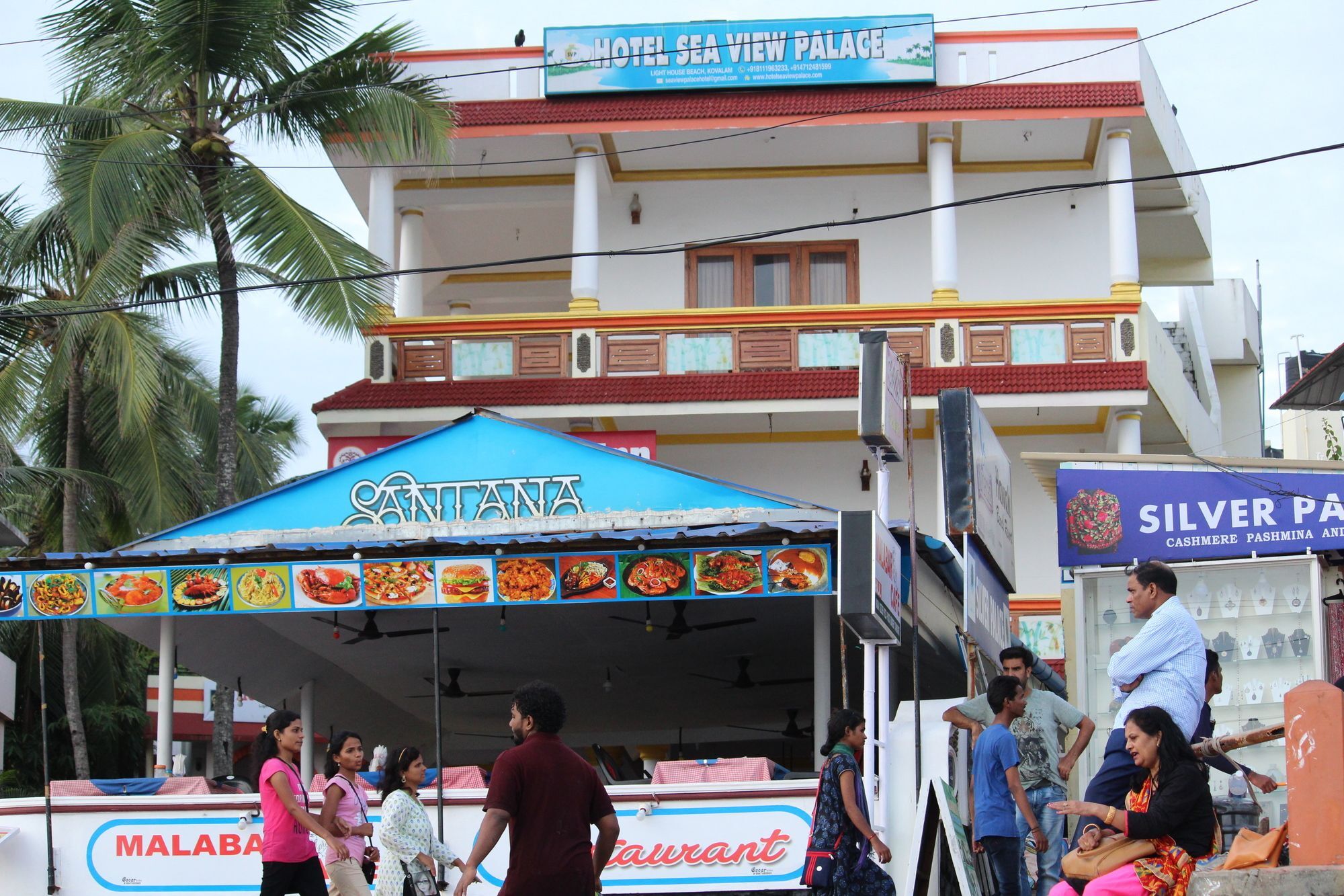 Hotel Sea View Palace - The Beach Hotel, Kovalam Luaran gambar